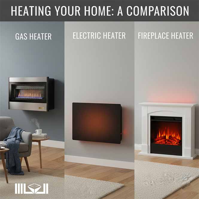 مقایسه انواع بخاری: از شومینه ای تا دیواری و برقی