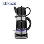 ابکازو چایساز دم آور سرامیکی مشکی مدل TM-1173